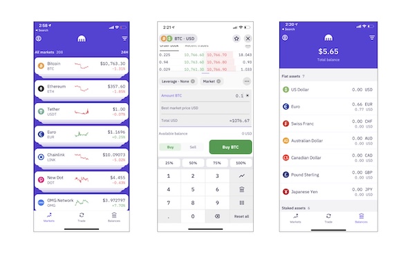 kraken kripto para uygulaması