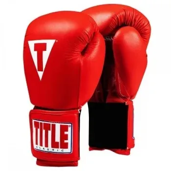 Title Classic Leather Elastic Boks Eldiveni