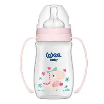 Wee Baby 250 Ml Klasik Plus Geniş Ağızlı Kulplu Pp Biberon