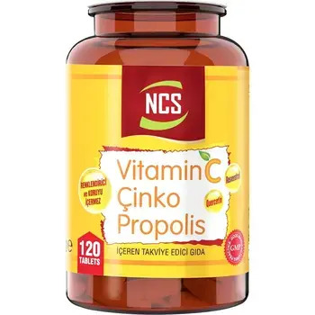 Ncs Vitamin C Çinko Propolis 120 Tablet Vitamin D Quercetin Resveratrol Umca