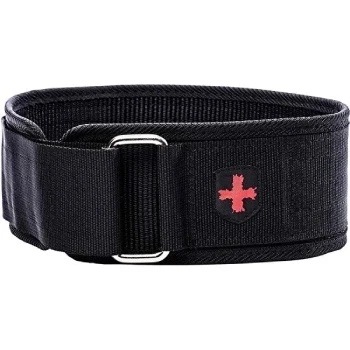 Tekno Trust Gümüş 4" Foam Core Nylon Belt Ağırlık Kemeri