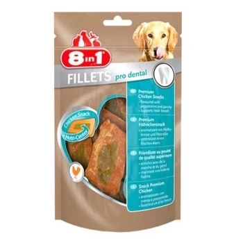 8 in 1 Poch Fillets Pro Dental Nane Aromalı Köpek Ödülü 80gr