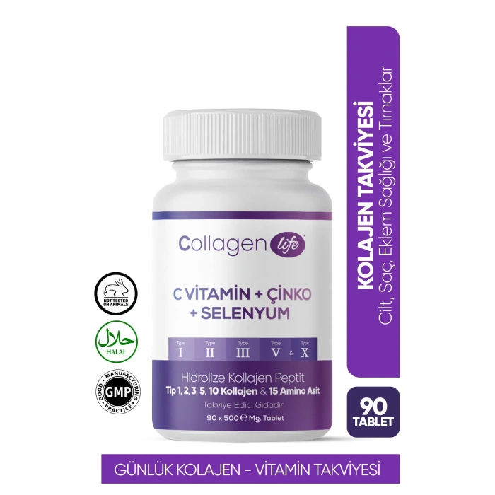 Collagen Life 5 Tip Kolajen Collagen Life 5 Tip Kolajen (Tip 1-2-3-5-10)