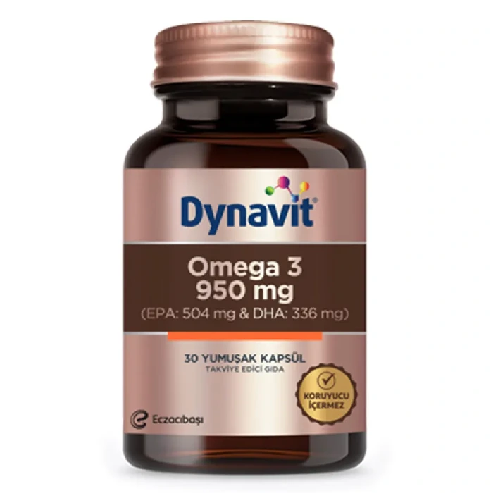 Dynavit Omega 3 950 mg 30 Kapsül