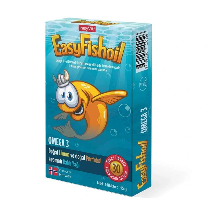 Easy Fishoil Omega 3 Çiğnenebilir Jel
