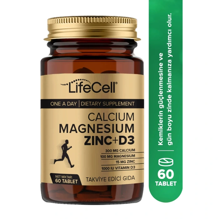Lifecell Calcium Magnesium Zinc D3 Lifecell Calcium Magnesium Zinc D3 60 Tablet