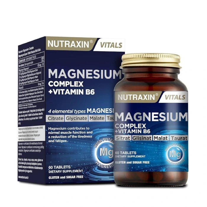 Nutraxin Magnesium Complex + B6 Nutraxin Magnesium Complex + B6 60 Tablet