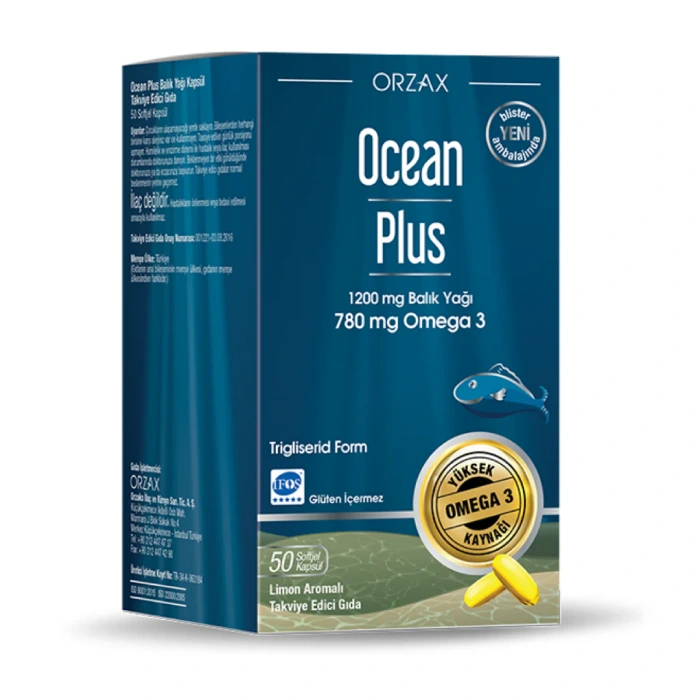 Ocean Plus Omega 3 1200 mg 50 Kapsül